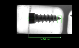 Vis d'implant dentaire – contrôle dimensionnel